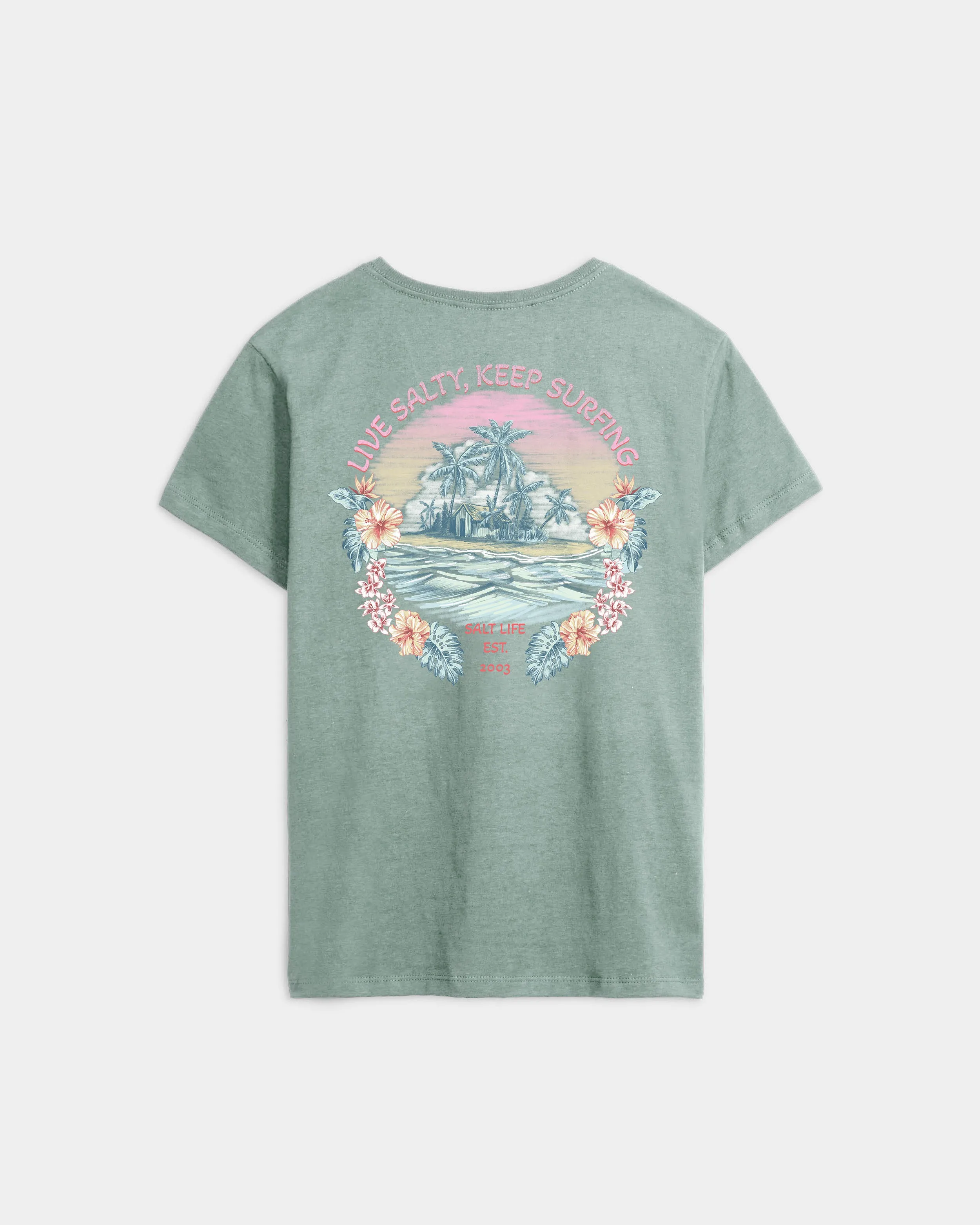 Women’s Keep Surfing Short Sleeve Tee sold by Salt Life