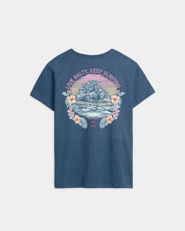 Women’s Keep Surfing Short Sleeve Tee sold by Salt Life