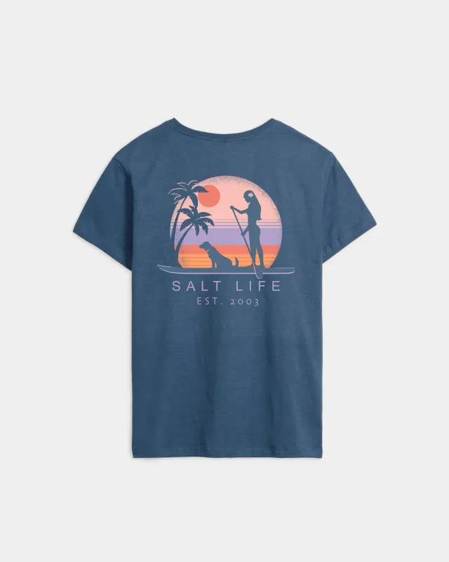 Women’s Doggy Days Short Sleeve Tee sold by Salt Life