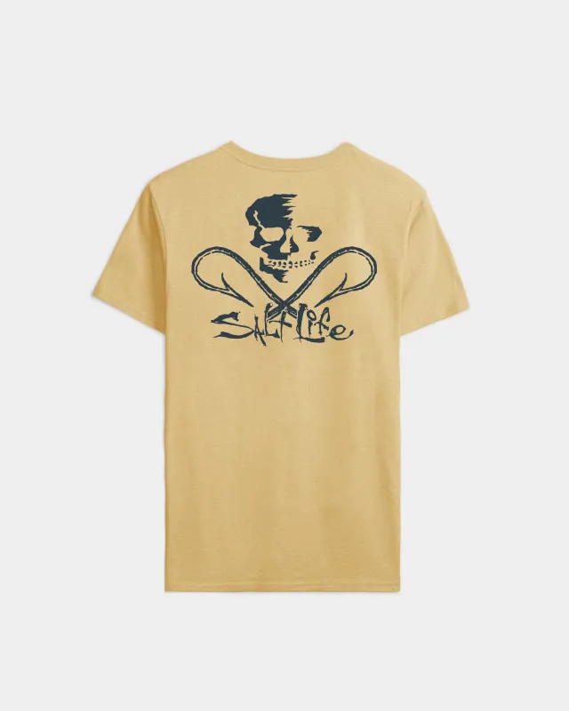Men’s Skull and Hooks Short Sleeve Tee - TALL made by Salt Life