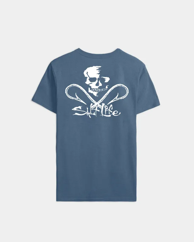 Men’s Skull and Hooks Short Sleeve Tee - TALL made by Salt Life