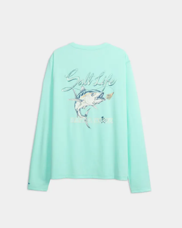 Men’s Tuna Catch Long Sleeve SLX Performance Tee made by Salt Life
