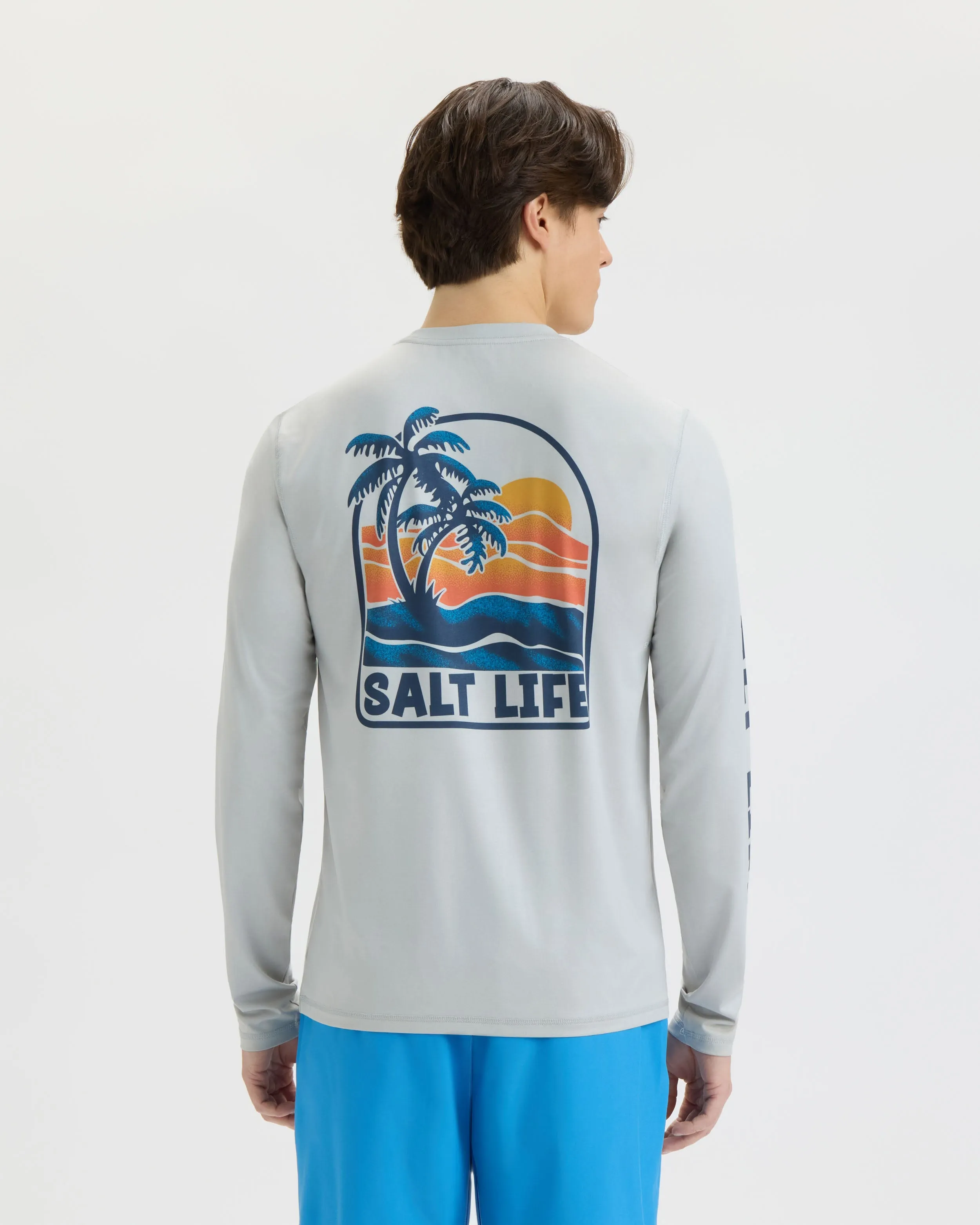 Men’s Salt Life Sunset Long Sleeve SLX Performance Tee sold by Salt Life product image thumbnail 4