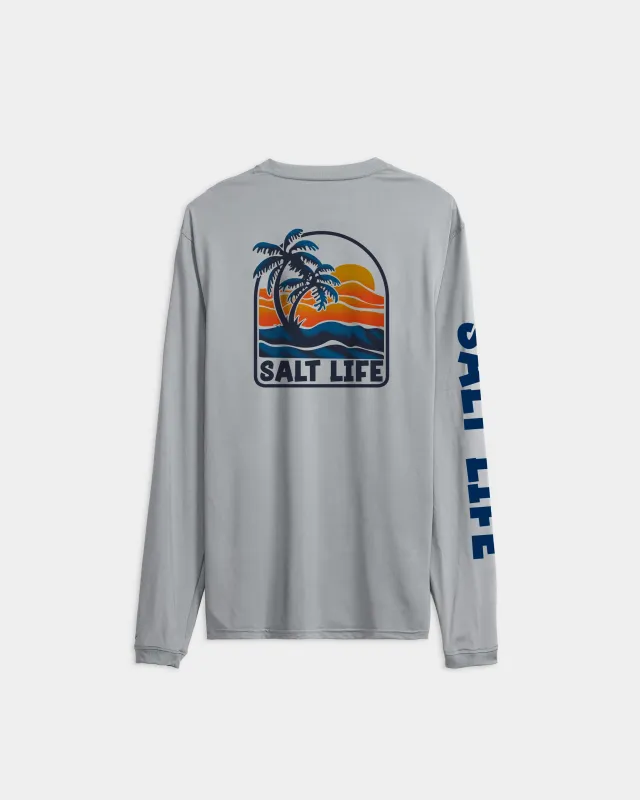 Men’s Salt Life Sunset Long Sleeve SLX Performance Tee made by Salt Life