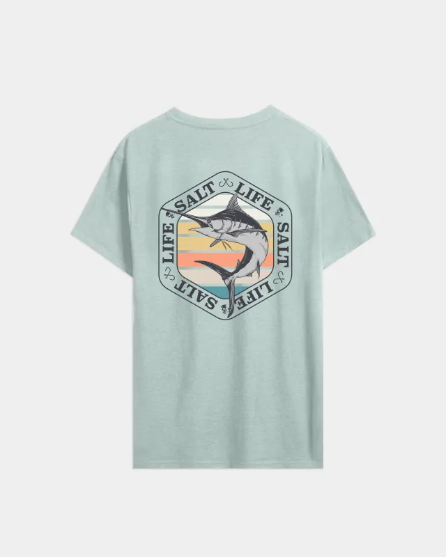 Men’s Sunset Billfish 30’s Tee made by Salt Life