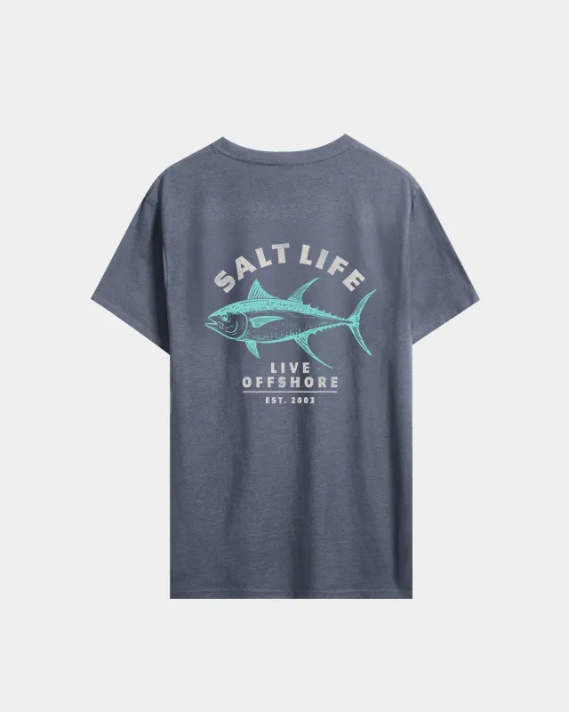 Men’s Hooked Offshore Salt Wash Tee made by Salt Life