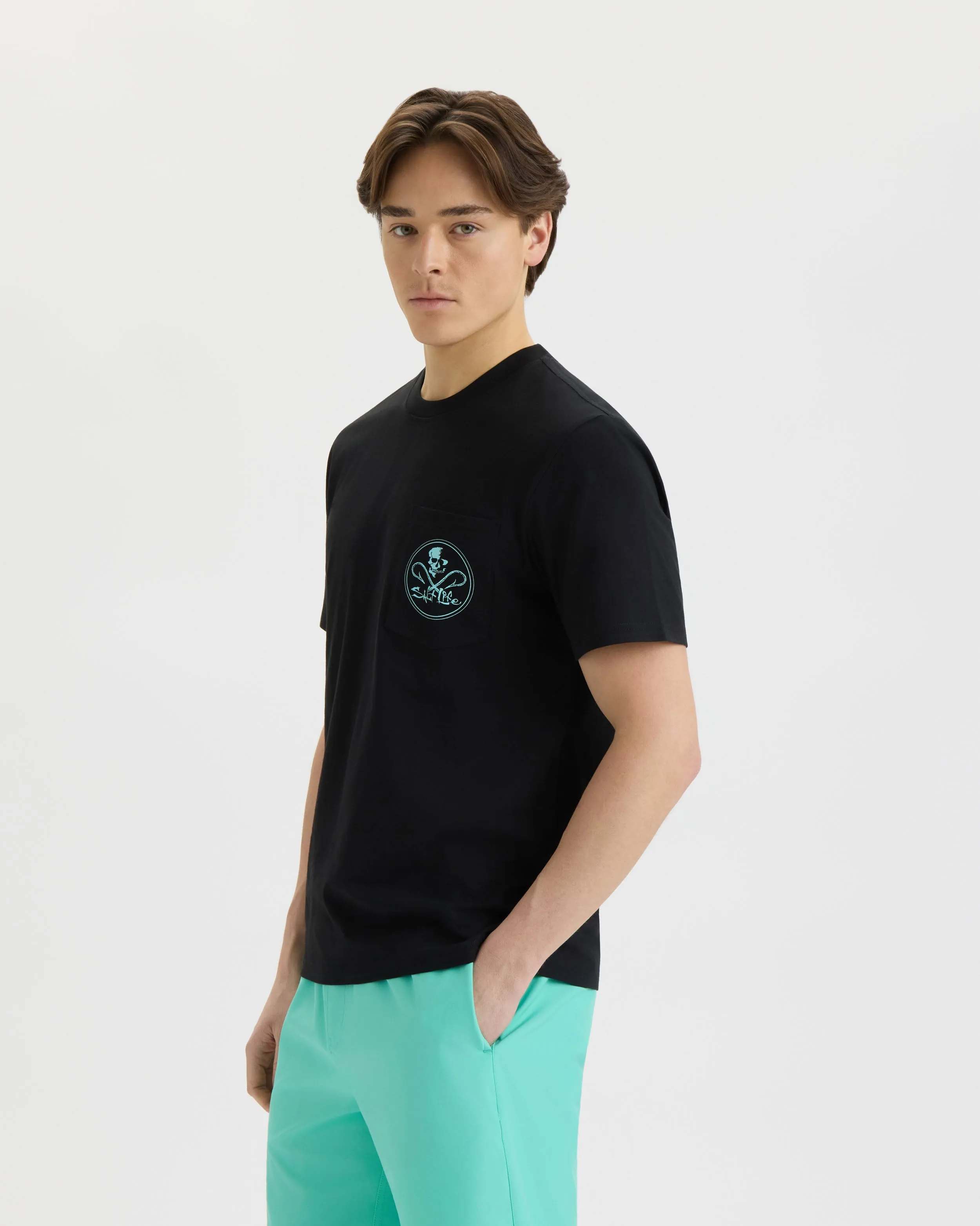 Men's Skull And Hooks Short Sleeve Tee sold by Salt Life product image thumbnail 3