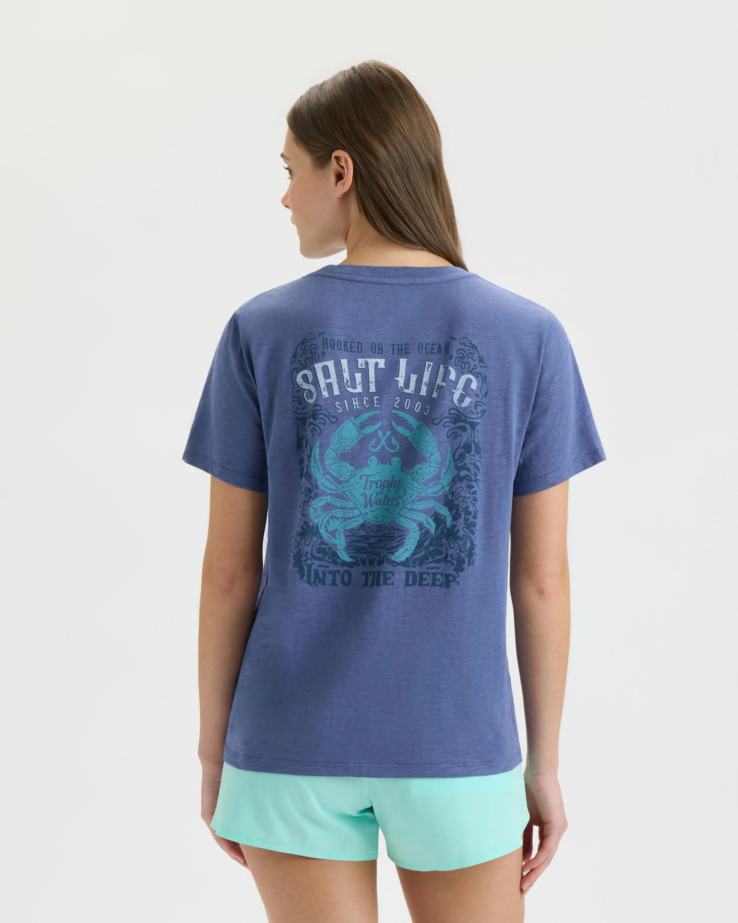 Women’s Trophy Waters Boyfriend Tee sold by Salt Life product image thumbnail 3