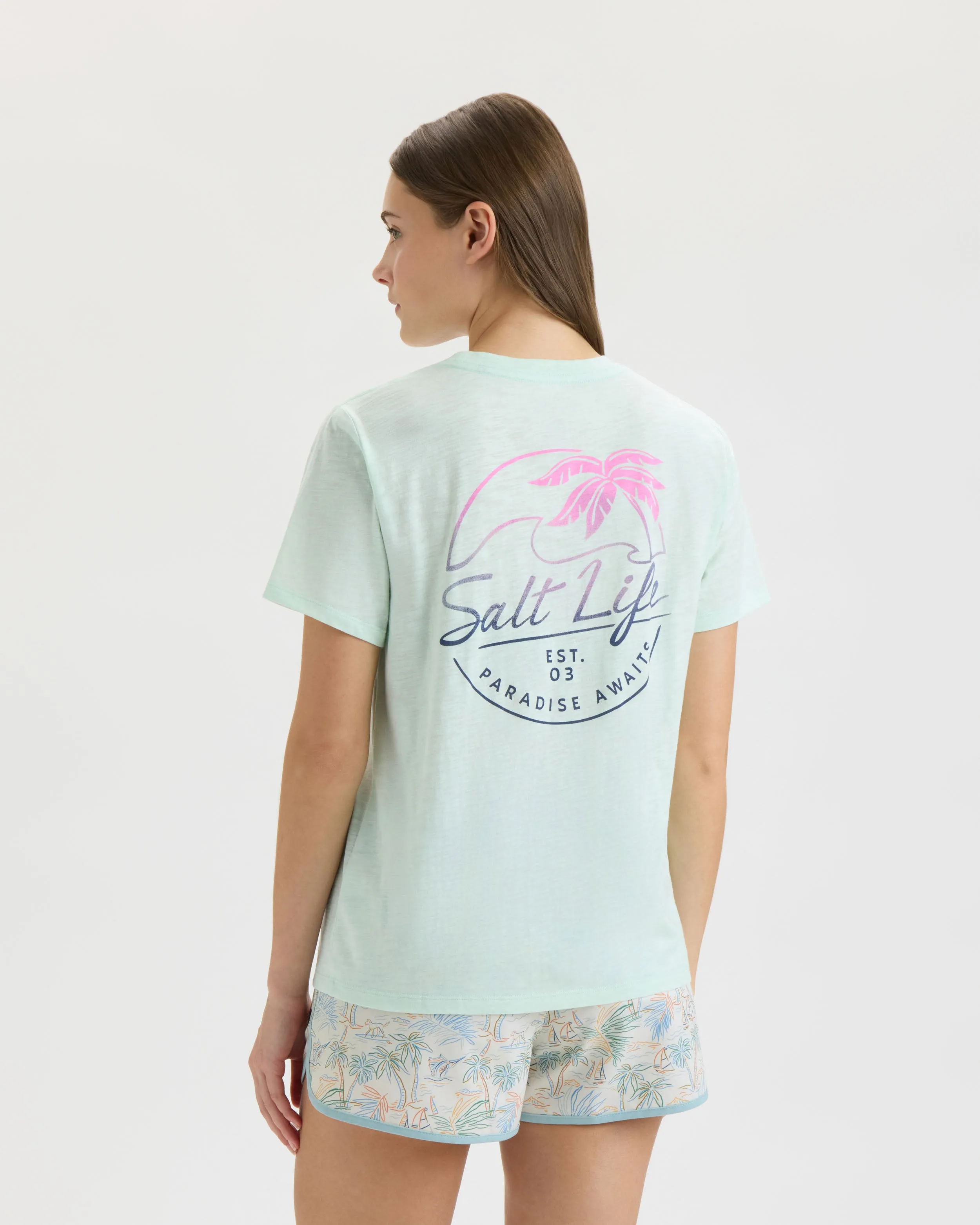 Women’s Smooth Paradise Boyfriend Tee sold by Salt Life product image thumbnail 3