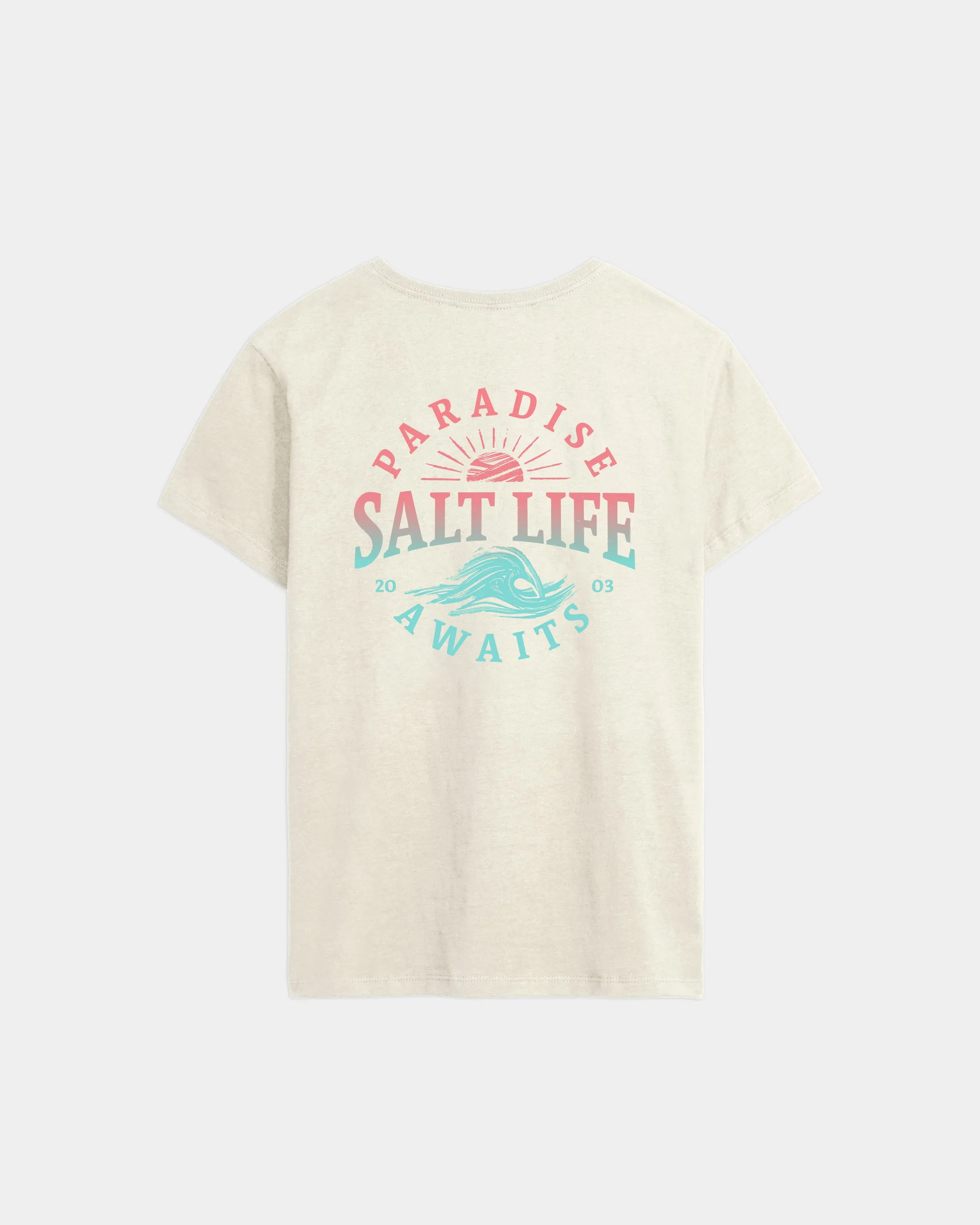 Women’s Awaiting Paradise Salt Wash Tee sold by Salt Life