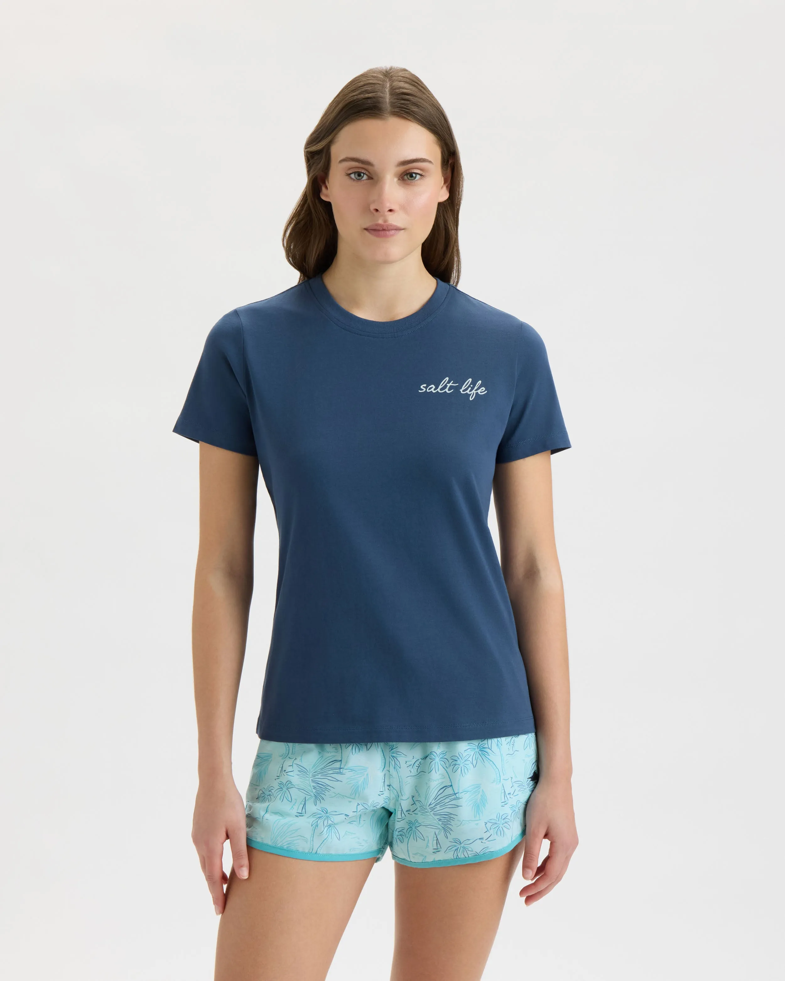 Women’s Shells & Stripes 30’s Tee sold by Salt Life product image thumbnail 2