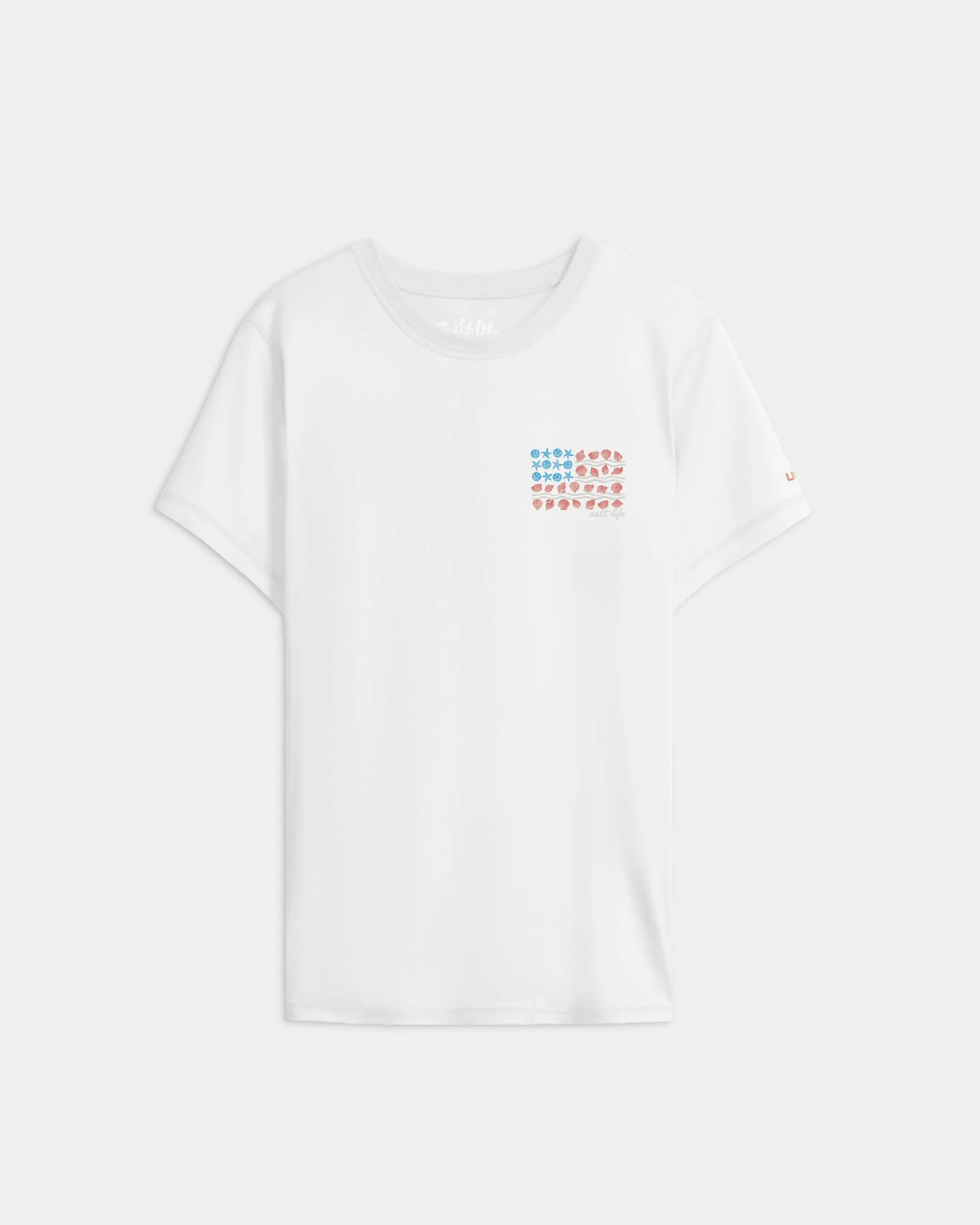 Women’s Shells and Stripes Performance Short Sleeve Tee sold by Salt Life product image thumbnail 2