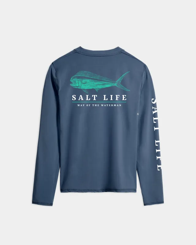 Men’s Mahi Way SLX Performance Long Sleeve Tee made by Salt Life