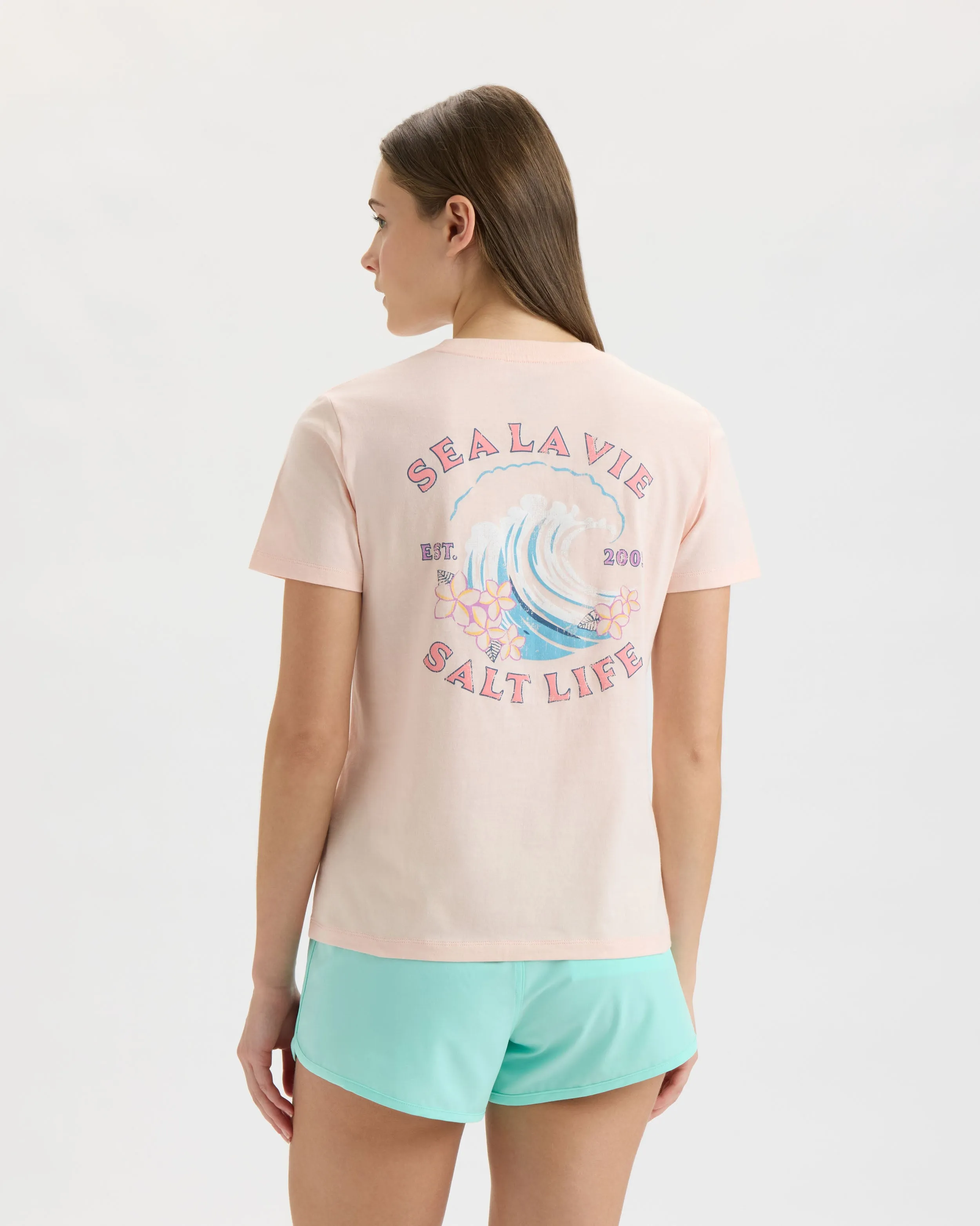 Women’s Sea La Vie Salty 30’s Tee sold by Salt Life product image thumbnail 3