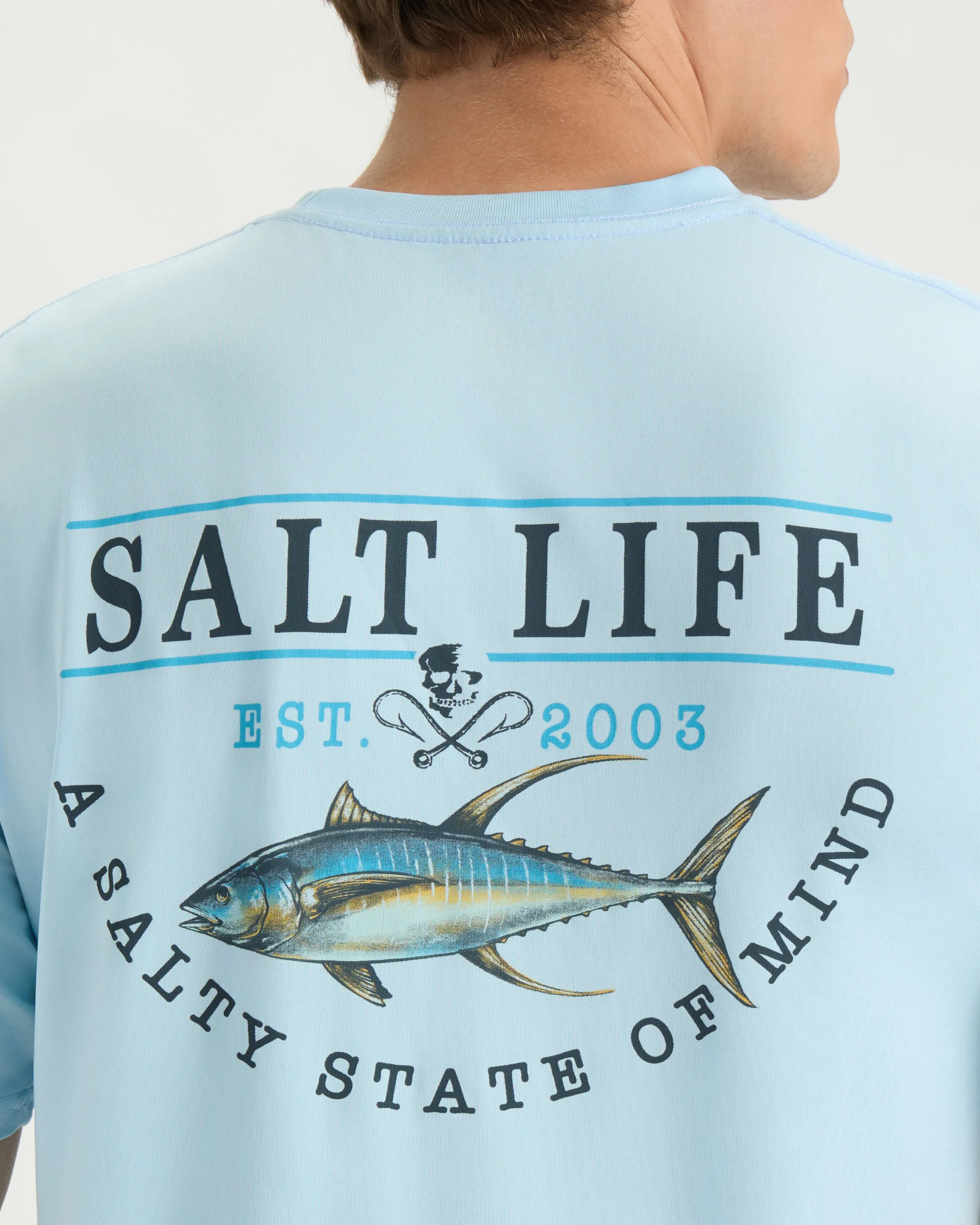 Men's Yellow Fin Catch SLX Performance Short Sleeve Tee sold by Salt Life product image thumbnail 4
