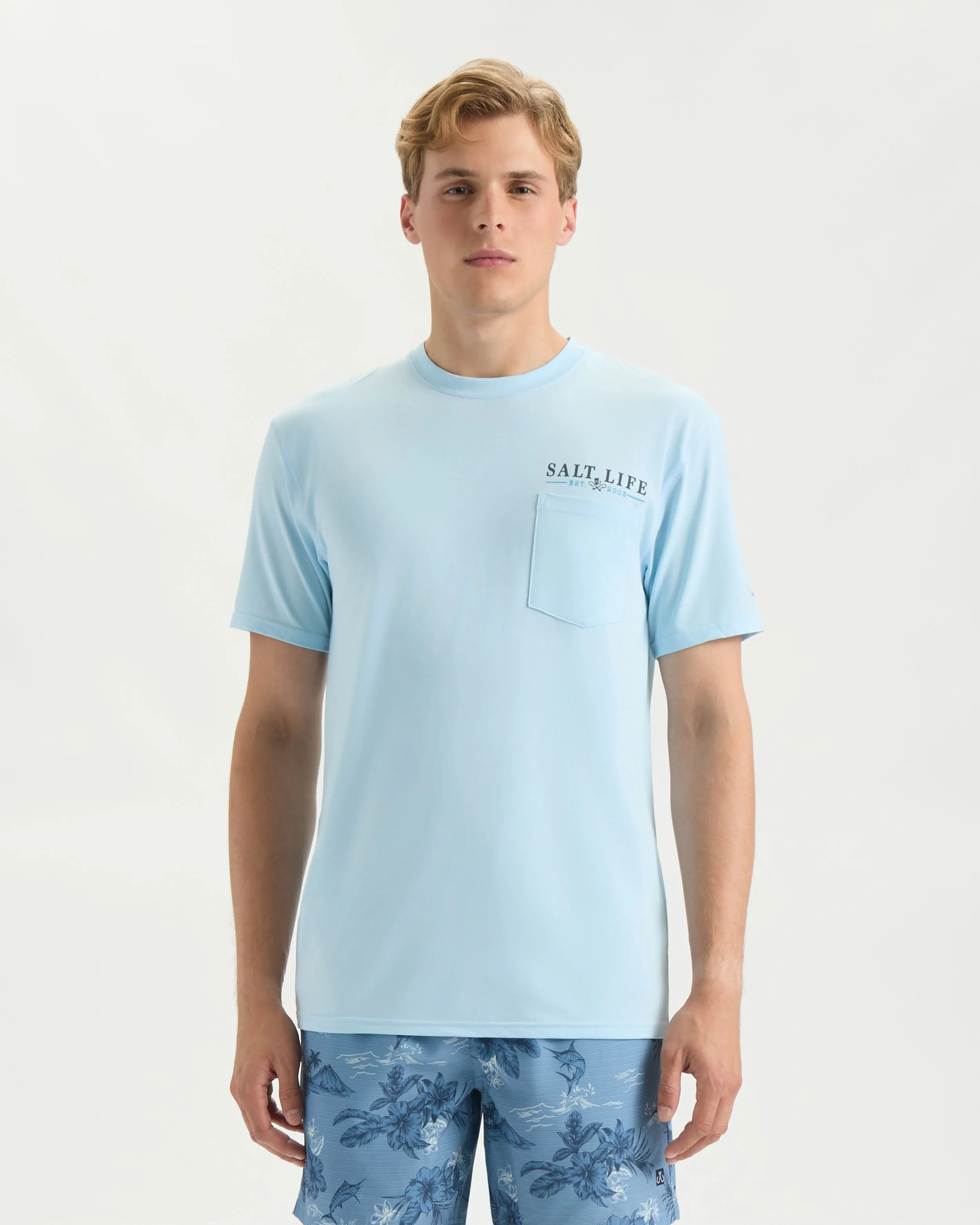Men's Yellow Fin Catch SLX Performance Short Sleeve Tee sold by Salt Life product image thumbnail 2