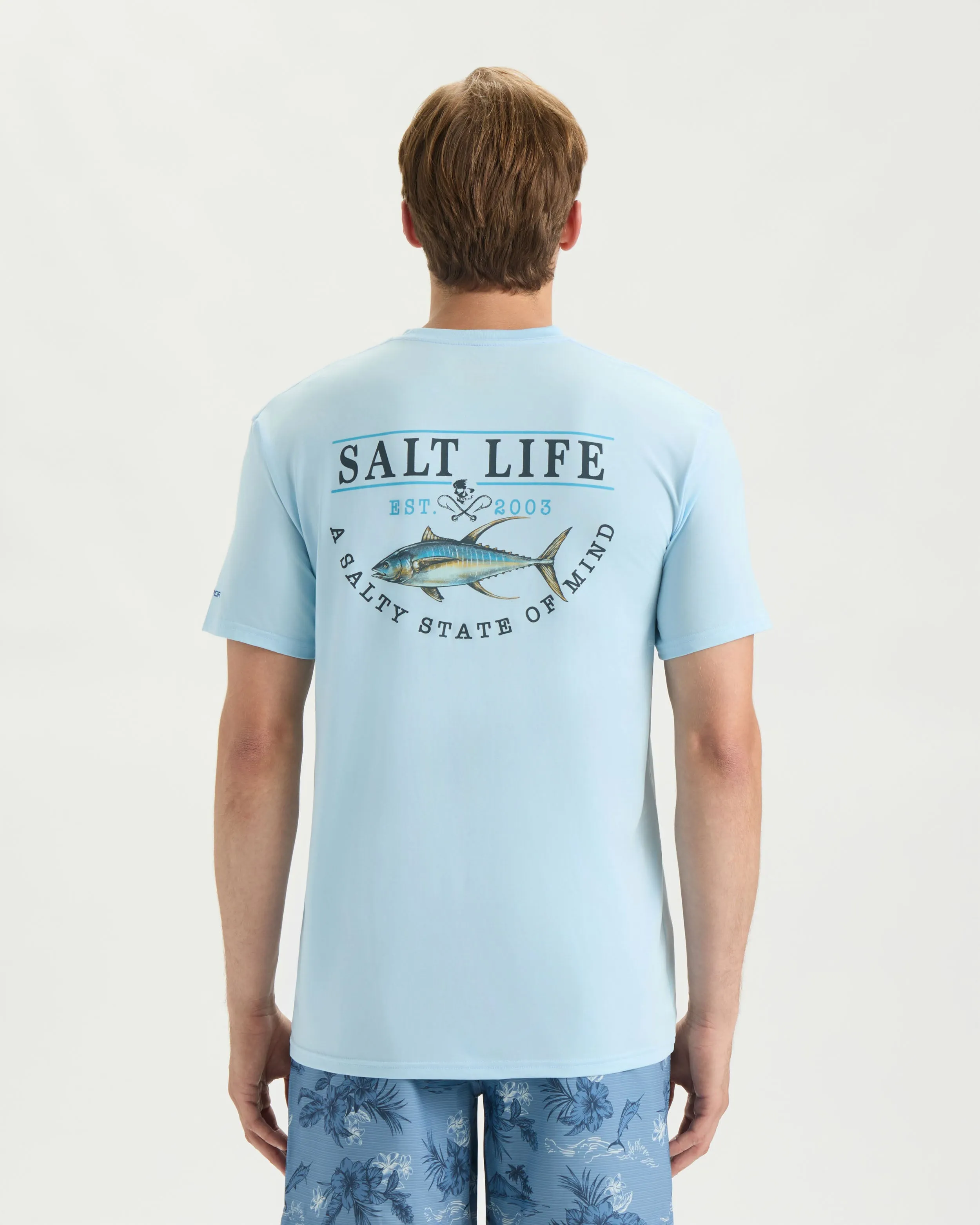 Men's Yellow Fin Catch SLX Performance Short Sleeve Tee sold by Salt Life product image thumbnail 3