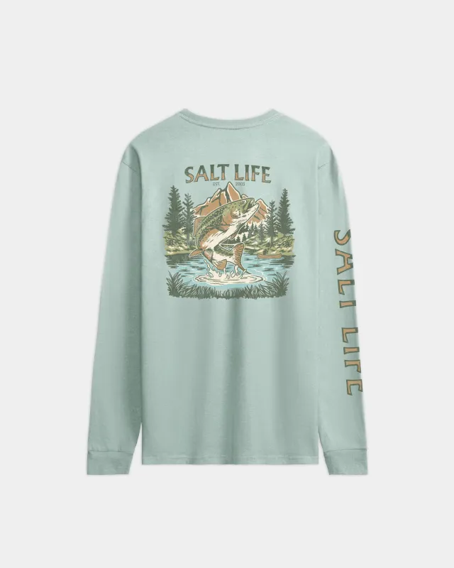 Men’s Backcountry Waters Long Sleeve Tee made by Salt Life