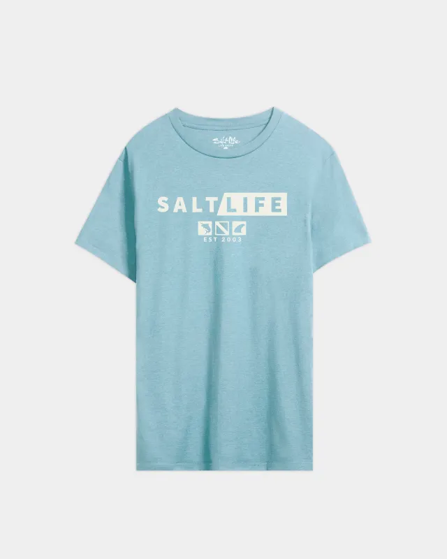 Men’s Fish Dive Surf 30’s Short Sleeve Tee made by Salt Life