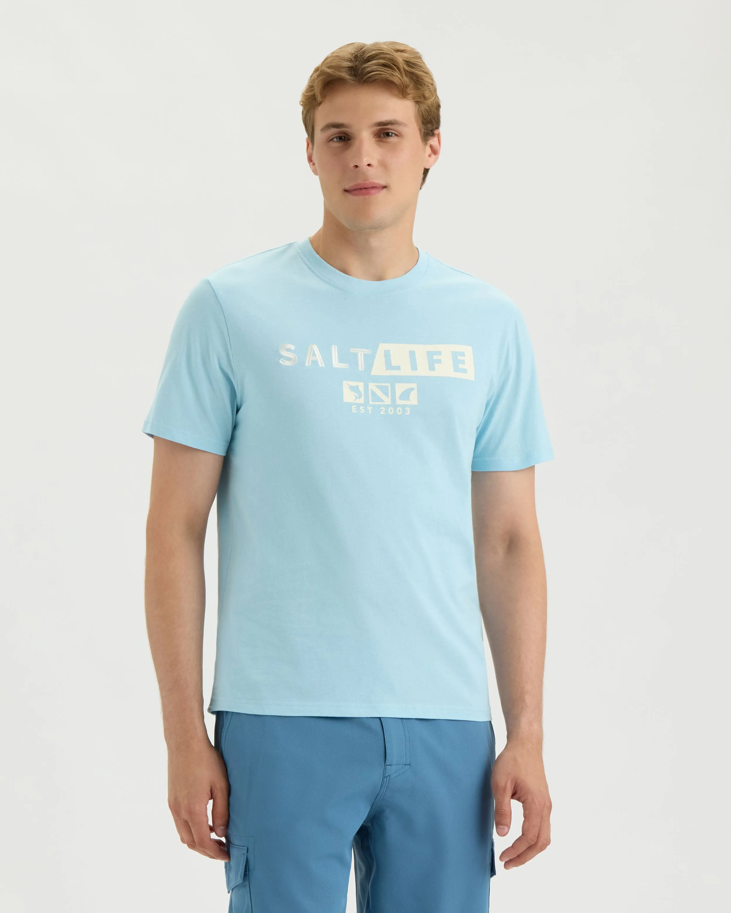 Men’s Fish Dive Surf 30’s Short Sleeve Tee sold by Salt Life product image thumbnail 2