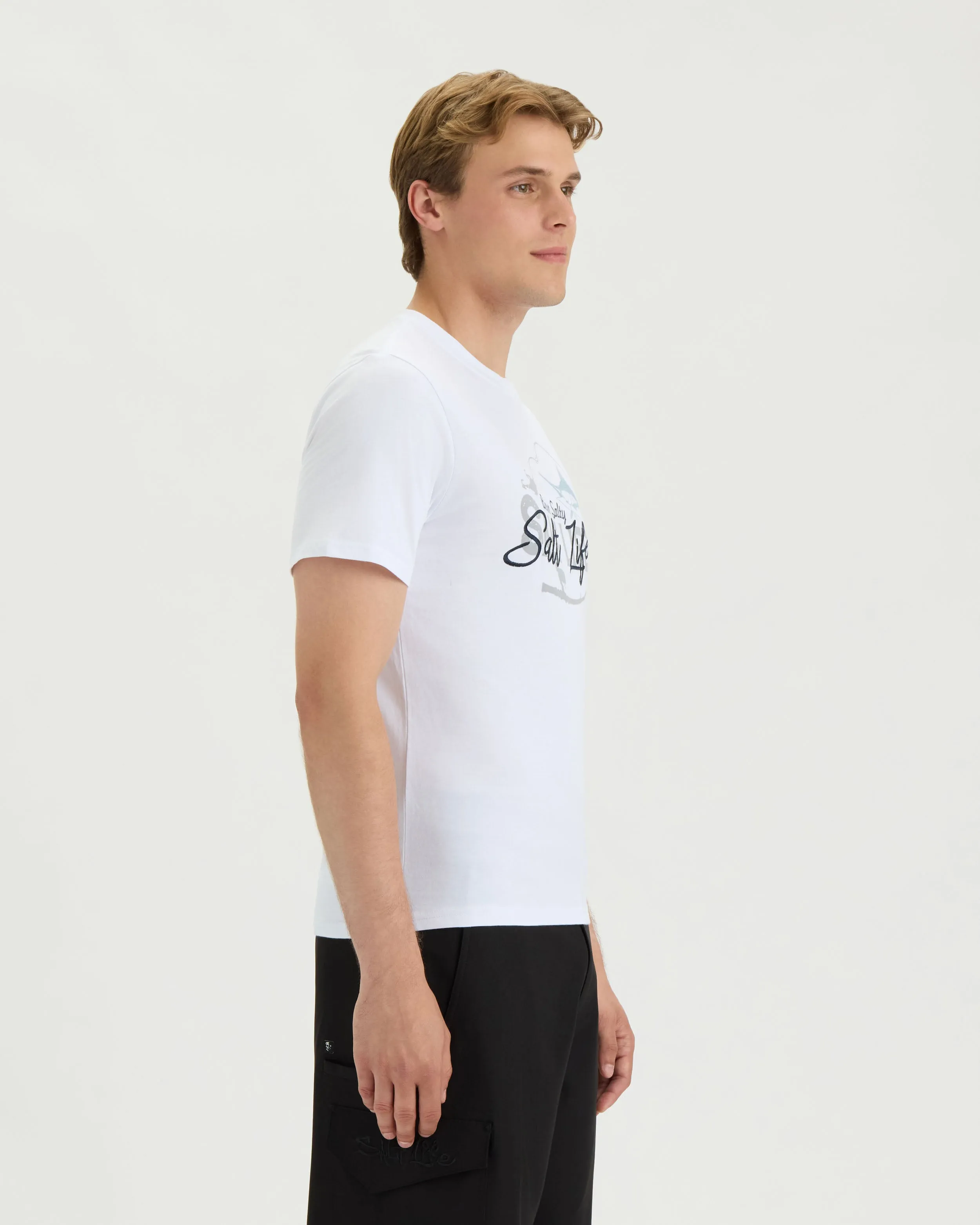 Men’s Marlin Hooked Short Sleeve Tee sold by Salt Life product image thumbnail 3