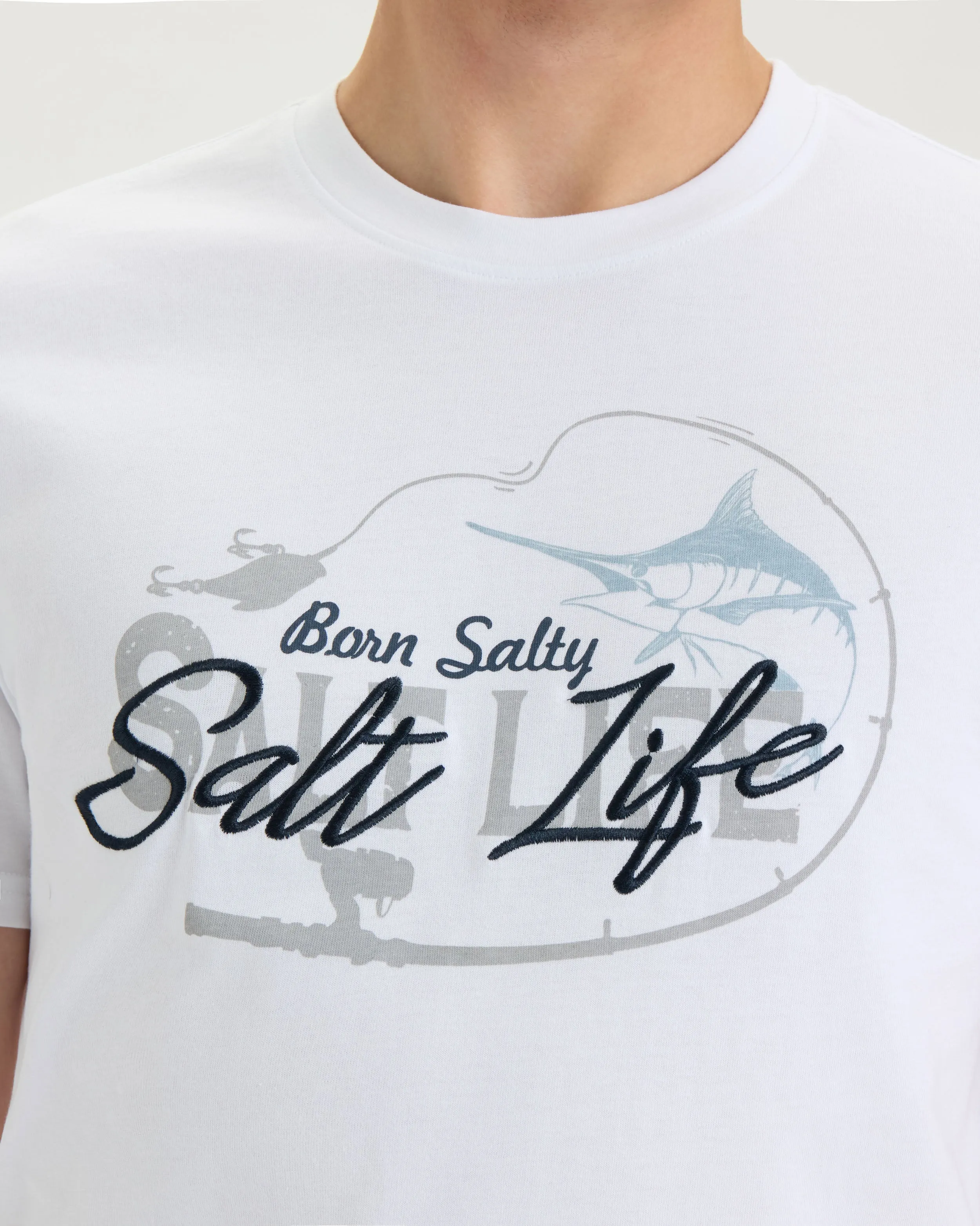 Men’s Marlin Hooked Short Sleeve Tee sold by Salt Life product image thumbnail 5
