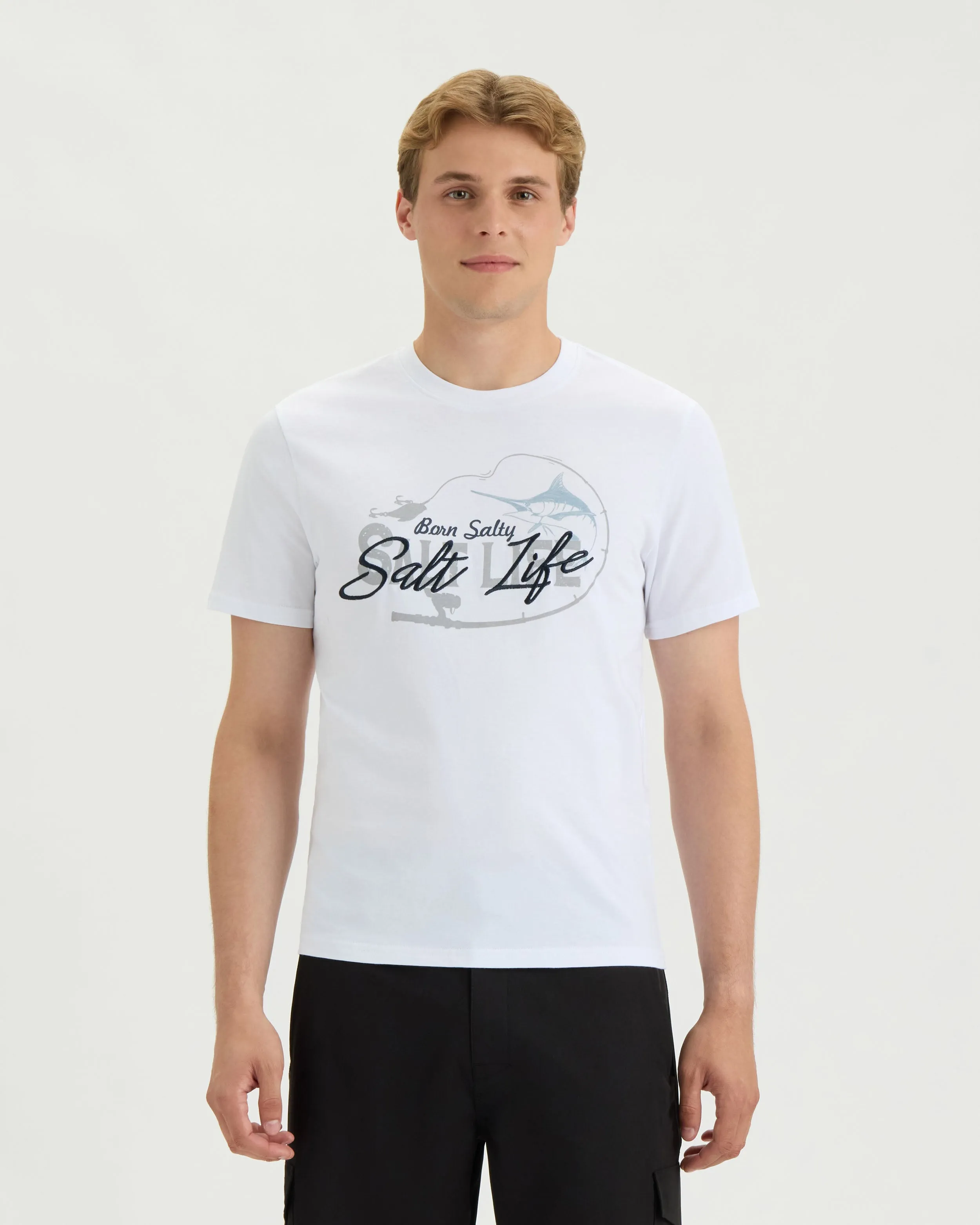 Men’s Marlin Hooked Short Sleeve Tee sold by Salt Life product image thumbnail 2