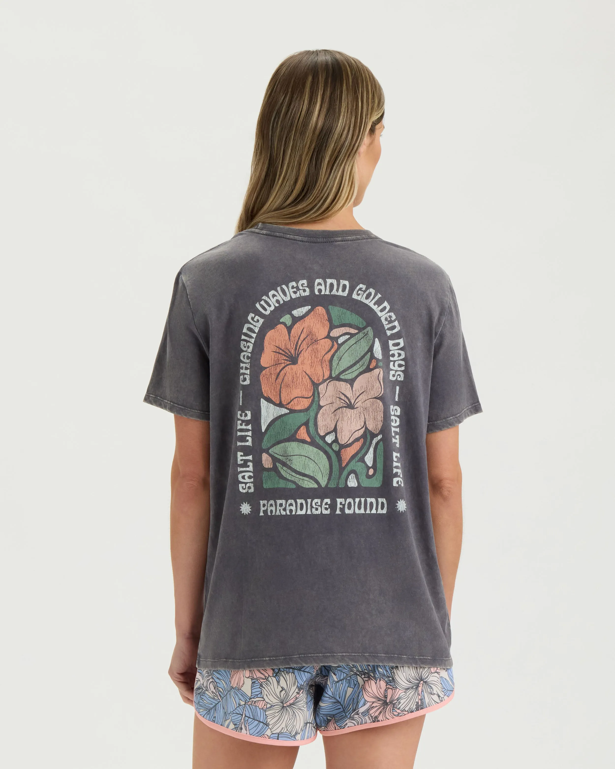 Women’s Floral Stainglass Short Sleeve Tee sold by Salt Life product image thumbnail 4
