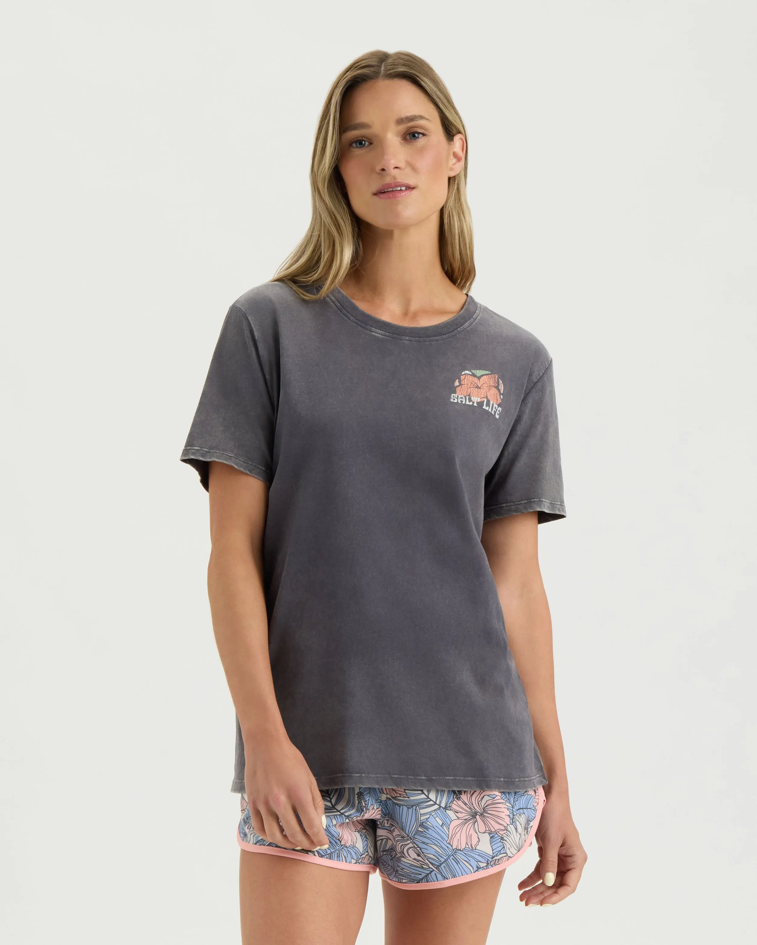 Women’s Floral Stainglass Short Sleeve Tee sold by Salt Life product image thumbnail 2