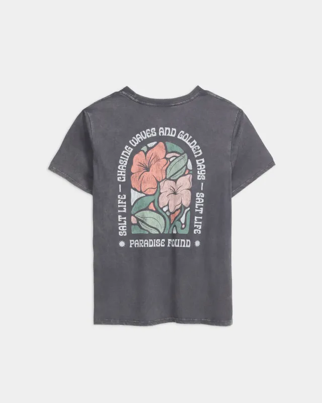 Women’s Floral Stainglass Short Sleeve Tee made by Salt Life