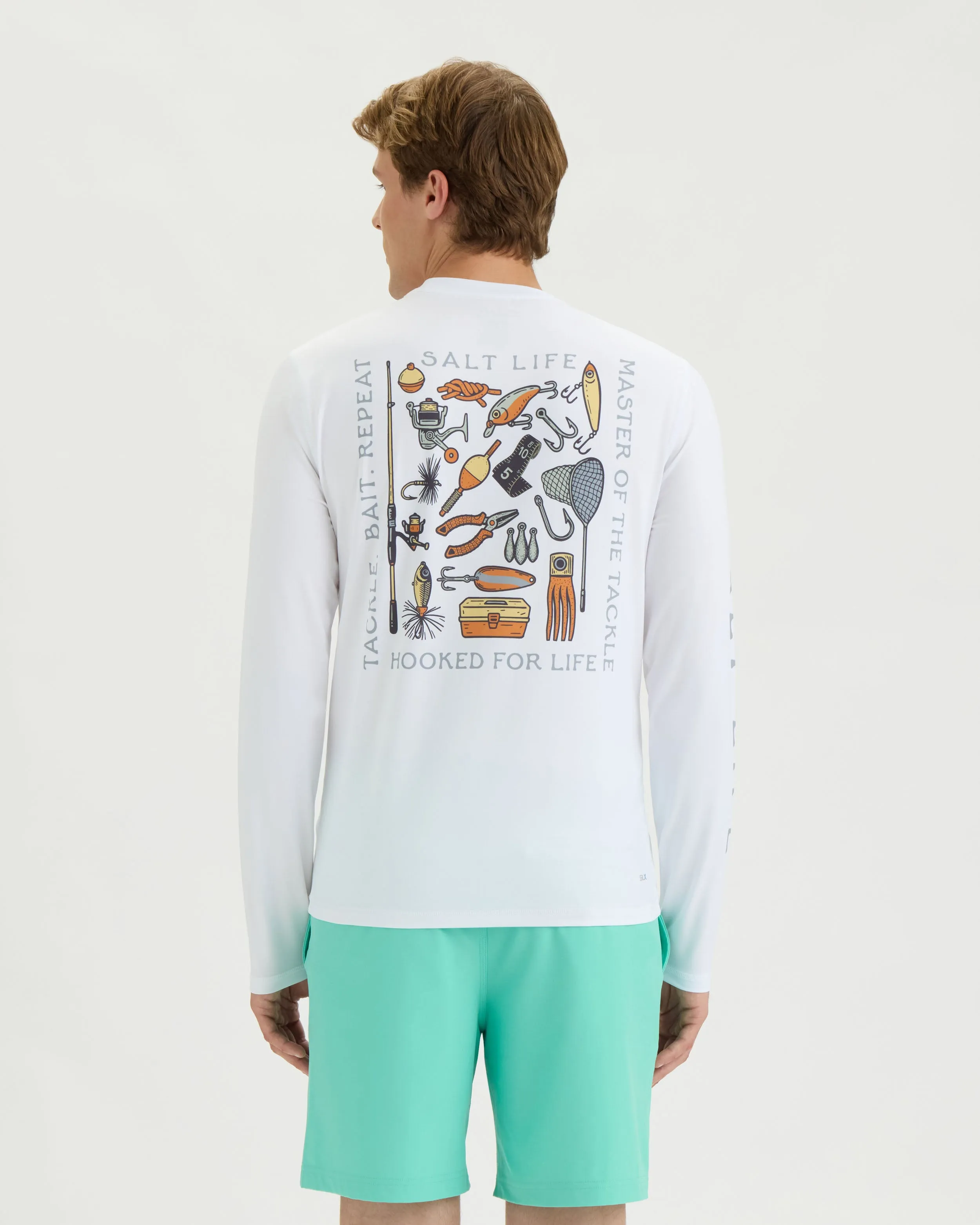 Men’s Tackle Ready SLX Performance Long Sleeve Tee sold by Salt Life product image thumbnail 4