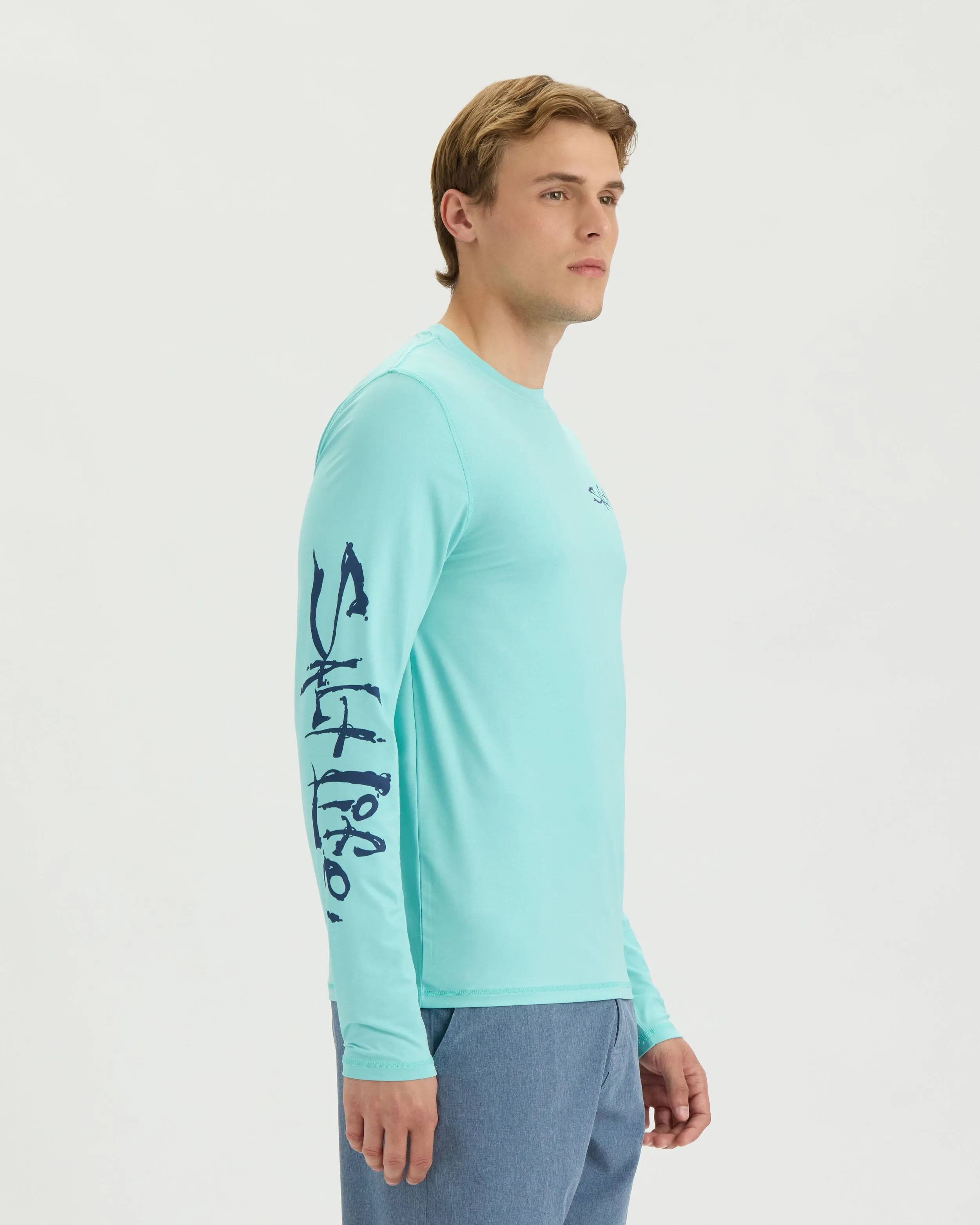 Men’s Freedom Lines SLX Performance Long Sleeve Tee sold by Salt Life product image thumbnail 3