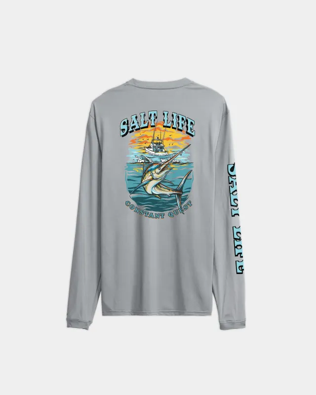 Men’s Constant Quest SLX Performance Long Sleeve Tee made by Salt Life