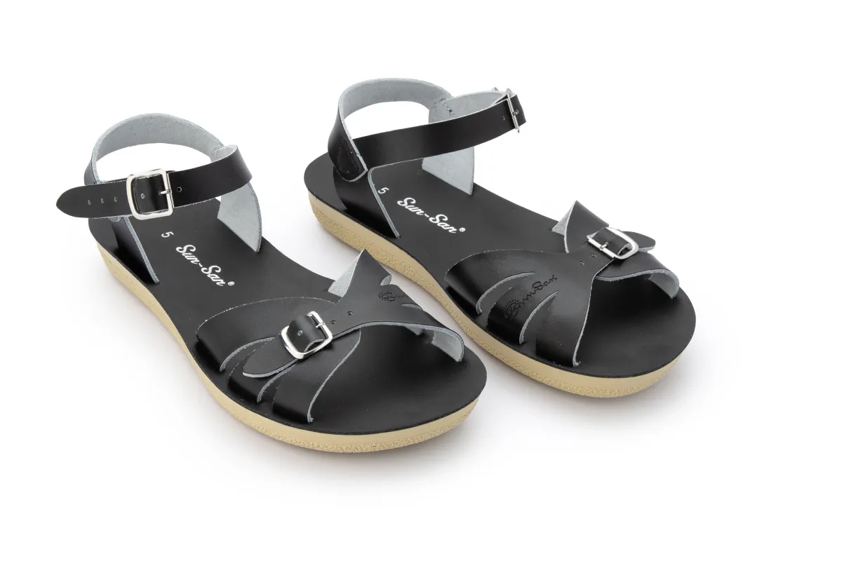 Sun-San Boardwalk Black - Women made by Salt Water Sandals by Hoy
