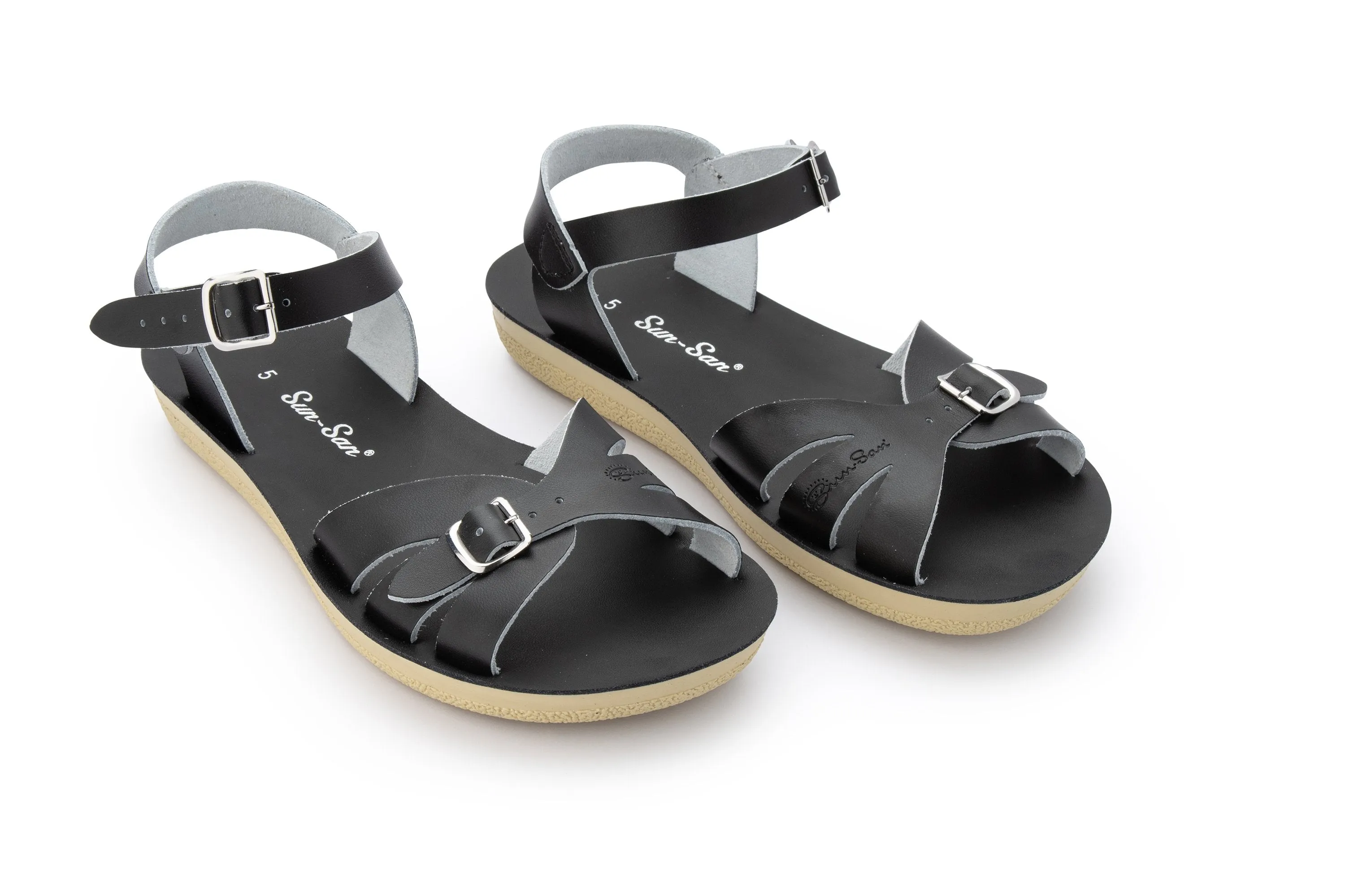 Sun-San Boardwalk Black - Women sold by Salt Water Sandals by Hoy