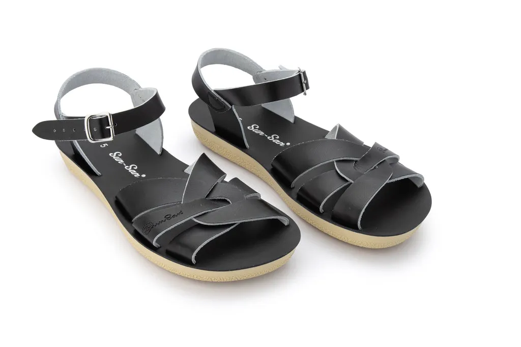 Sun-San Swimmer Black - Women sold by Salt Water Sandals by Hoy