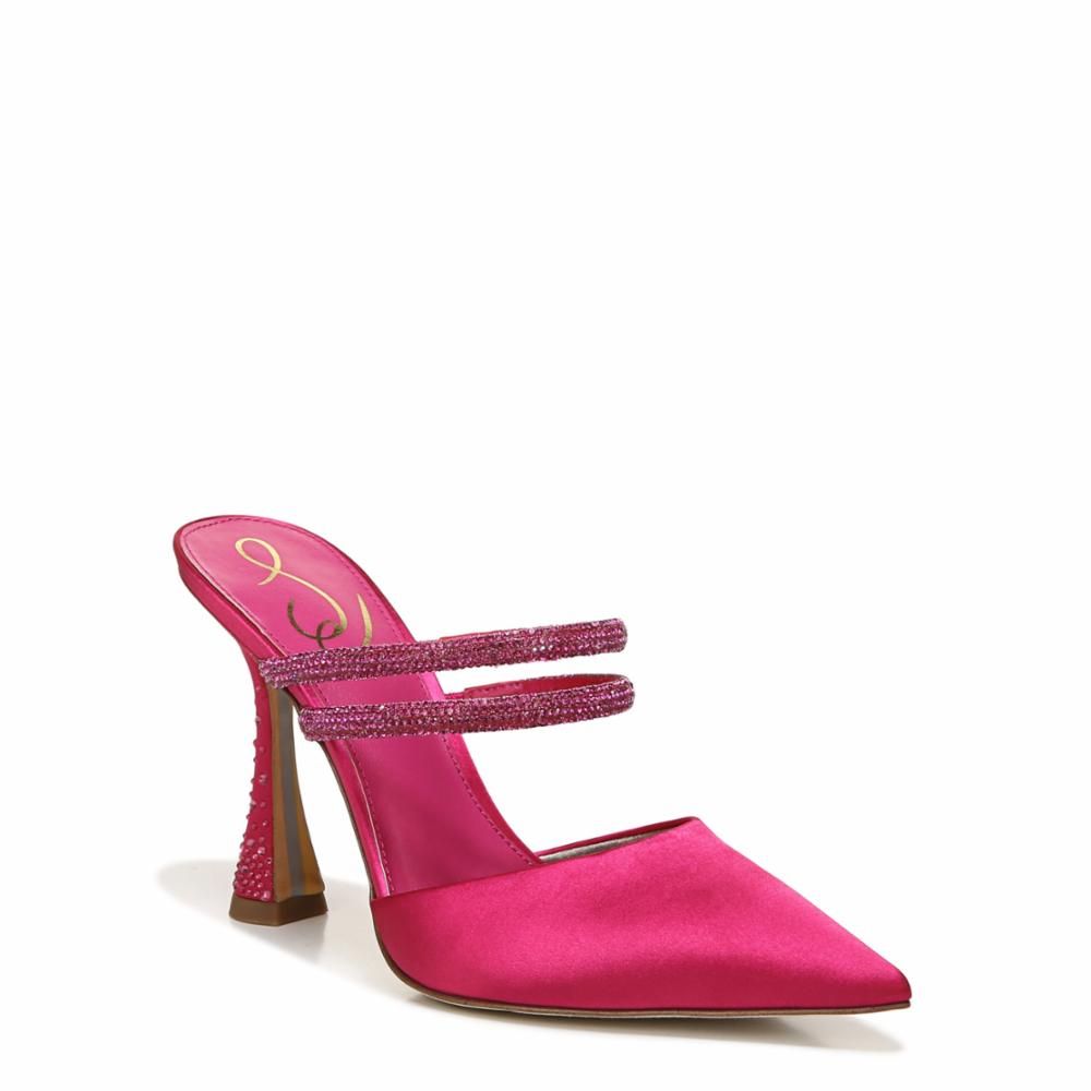 Sam Edelman AGUSTINA BOLD FUCHSIA/CRYSTLSATINFAB sold by Sam Edelman