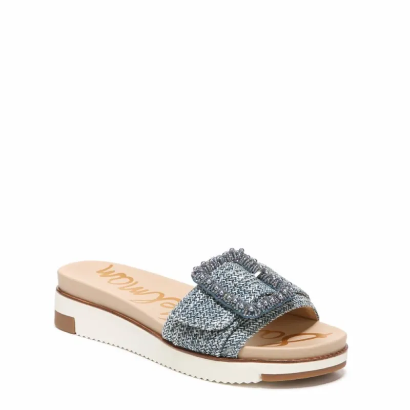 Sam Edelman ARIANEBEAD WASHED NEW BLUE/WASHEDRAFFIA sold by Sam Edelman