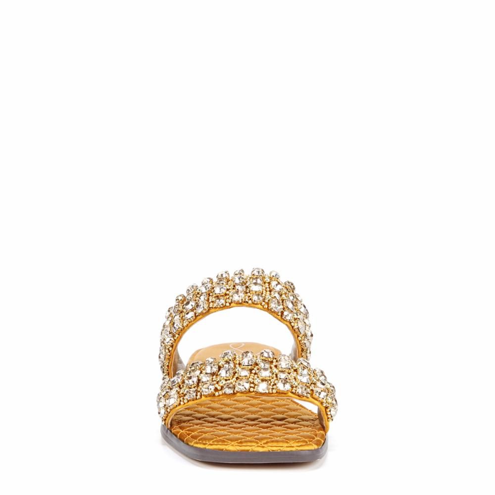 Sam Edelman EZEL GOLDEN YELLOW/CRYSTAL SATIN FA sold by Sam Edelman product image thumbnail 2