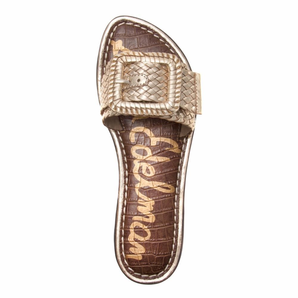 Sam Edelman GABRIELA2 GOLD/METALWOVENLEA sold by Sam Edelman product image thumbnail 4