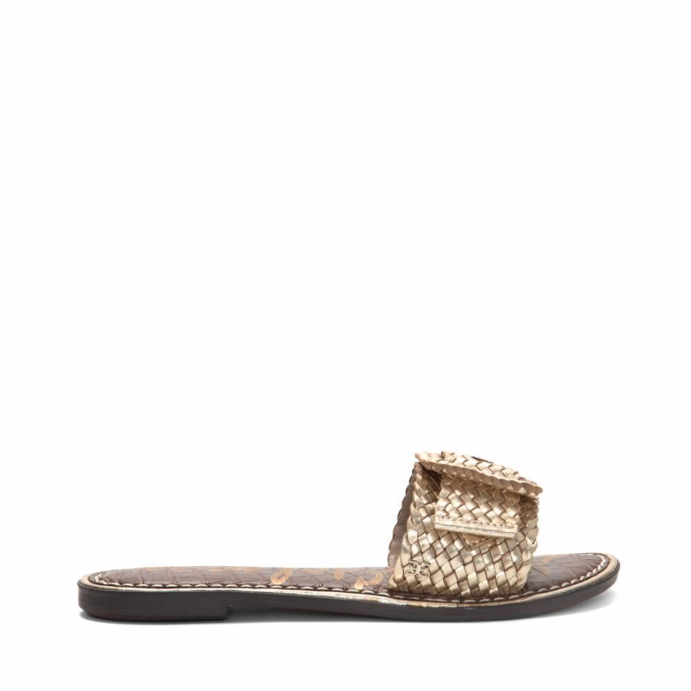 Sam Edelman GABRIELA2 GOLD/METALWOVENLEA sold by Sam Edelman product image thumbnail 3