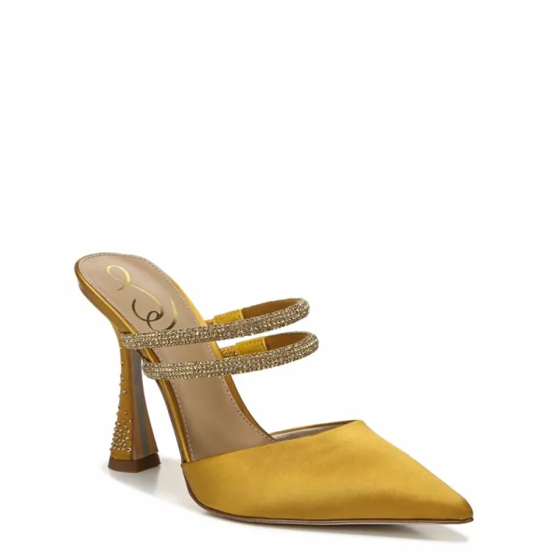 Sam Edelman AGUSTINA GOLDEN YELLOW/CRYSTALSATINFAB sold by Sam Edelman