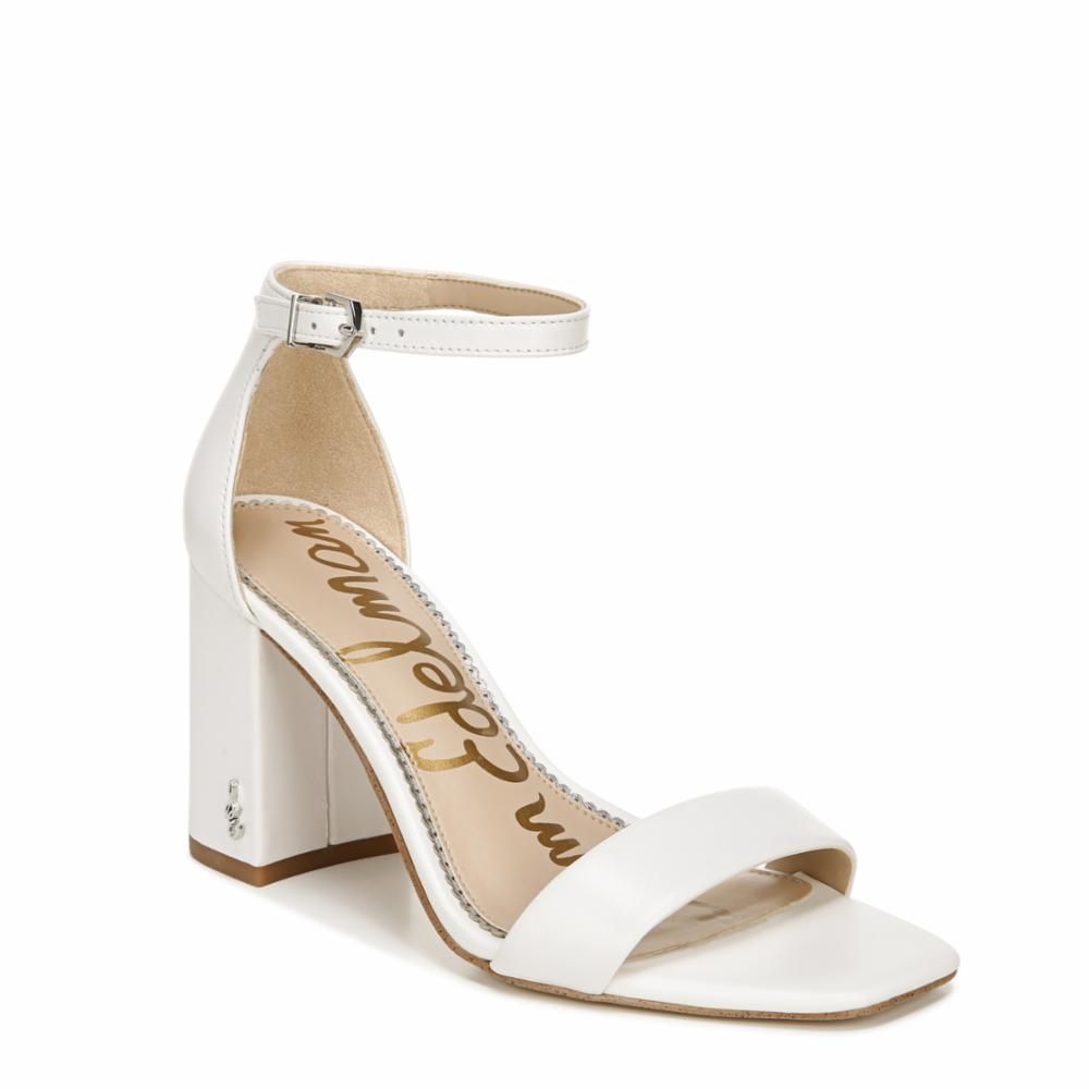 Sam Edelman DANIELLA BRIGHT WHITE BUTTER NAPPA LEAT sold by Sam Edelman