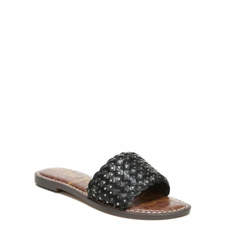 Sam Edelman GERALDINE BLACK/WOVEN SANDAL LEATHER sold by Sam Edelman