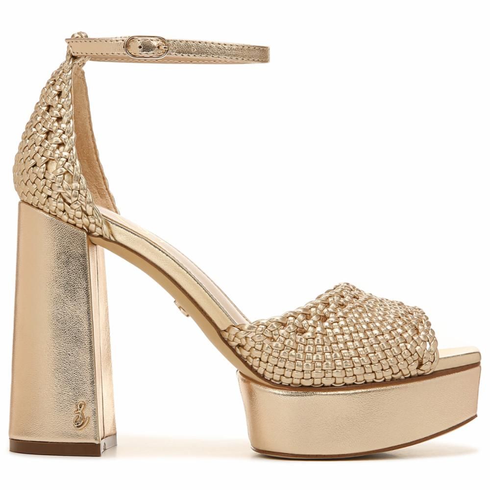 Sam Edelman NATTIE GOLD LEAF/WVNMETALNAPPA sold by Sam Edelman product image thumbnail 3