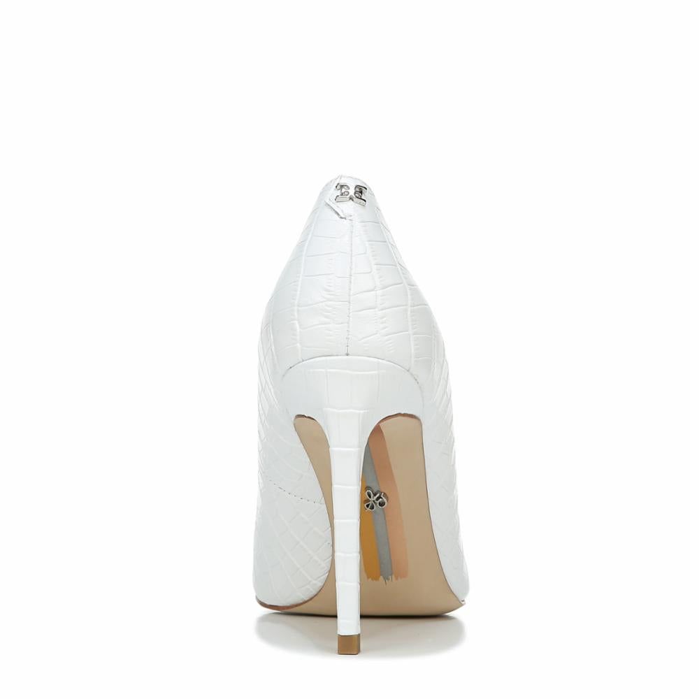 Sam Edelman BETH BRIGHT WHITE/KENYA CROC PU sold by Sam Edelman product image thumbnail 5