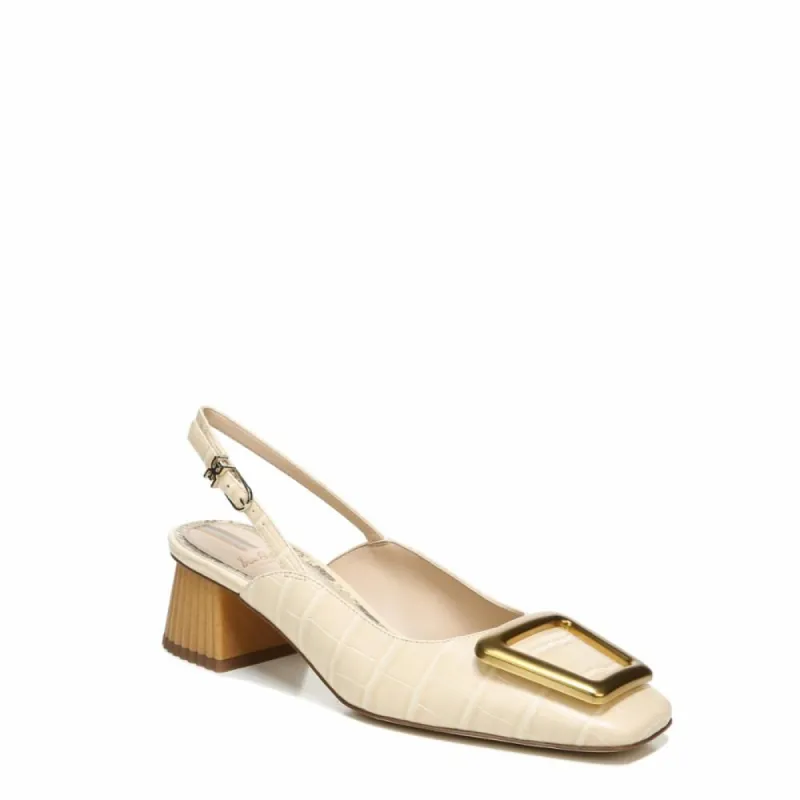 Sam Edelman TANESSA EGGSHELL/LARGE EXOTIC CROCO PR sold by Sam Edelman