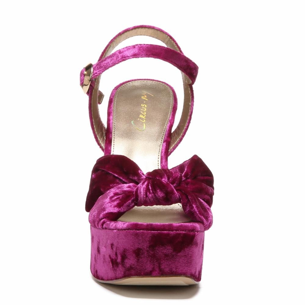 Circus by Sam AUDREA DK MATRIX MAGENTA/CRUSHEDVELVT sold by Sam Edelman product image thumbnail 2