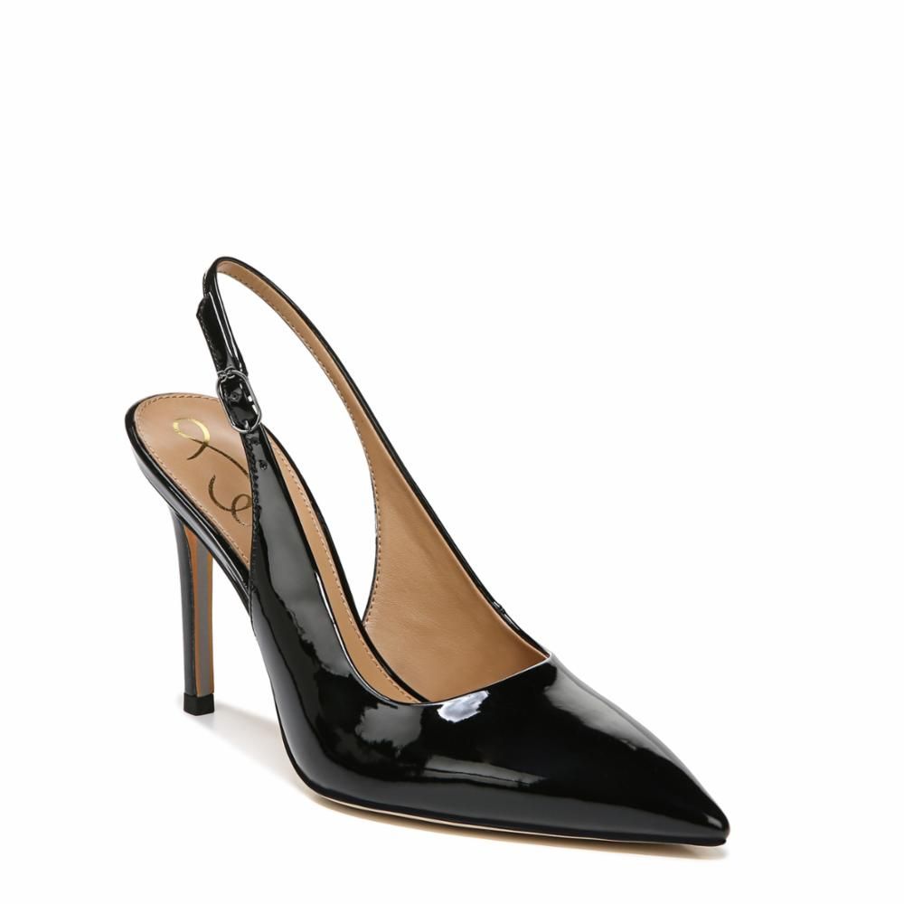Sam Edelman HAZELSLING BLACK/PATENT sold by Sam Edelman