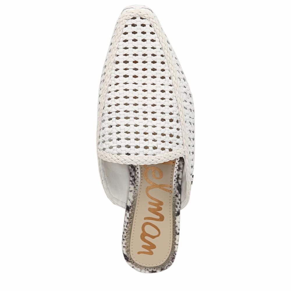 Sam Edelman ELVA BRIGHT WHITE/ZEBU WVN LEA sold by Sam Edelman product image thumbnail 4